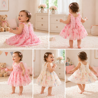 Thumbnail for Girls Butterfly Dress – Cute & Lightweight – Children's Dress