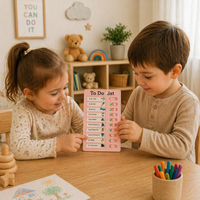 Thumbnail for Kids Chore Chart – Organized & Independent – To-Do List Task Board