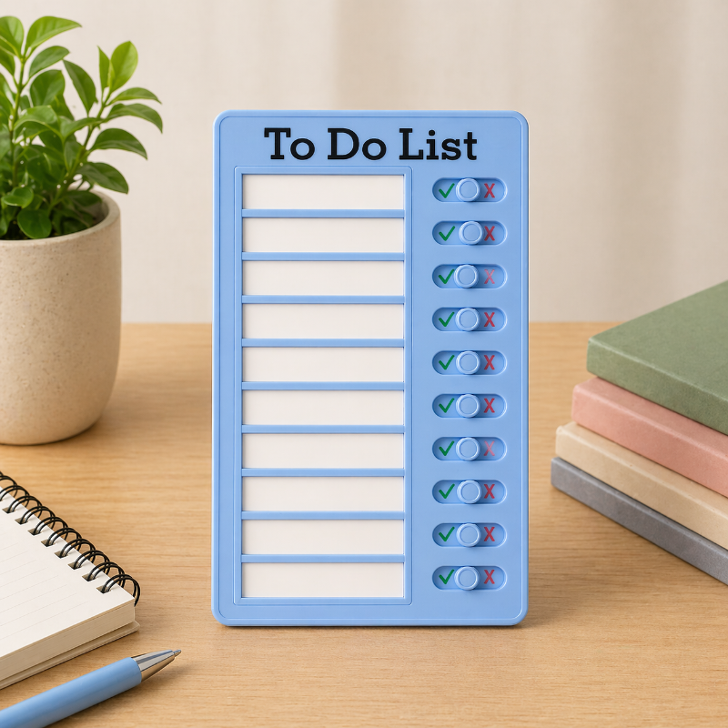 Kids Chore Chart – Organized & Independent – To-Do List Task Board