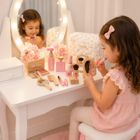 Thumbnail for Wooden Makeup Play Set – Creative & Role-Play – Wooden Makeup Set