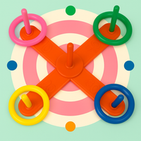 Thumbnail for Hoop Ring Toss™ – Throw & Score - Rings Throwing Outdoor Play Set