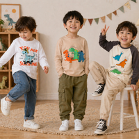 Thumbnail for Kids Dinosaur Sweatshirt – Comfort & Style – Dino Kids' Sweater
