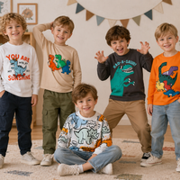 Thumbnail for Kids Dinosaur Sweatshirt – Comfort & Style – Dino Kids' Sweater