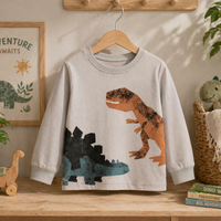 Thumbnail for Kids Dinosaur Sweatshirt – Comfort & Style – Dino Kids' Sweater