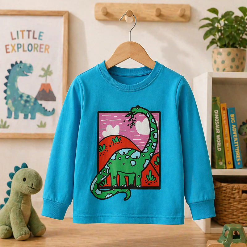 Kids Dinosaur Sweatshirt – Comfort & Style – Dino Kids' Sweater
