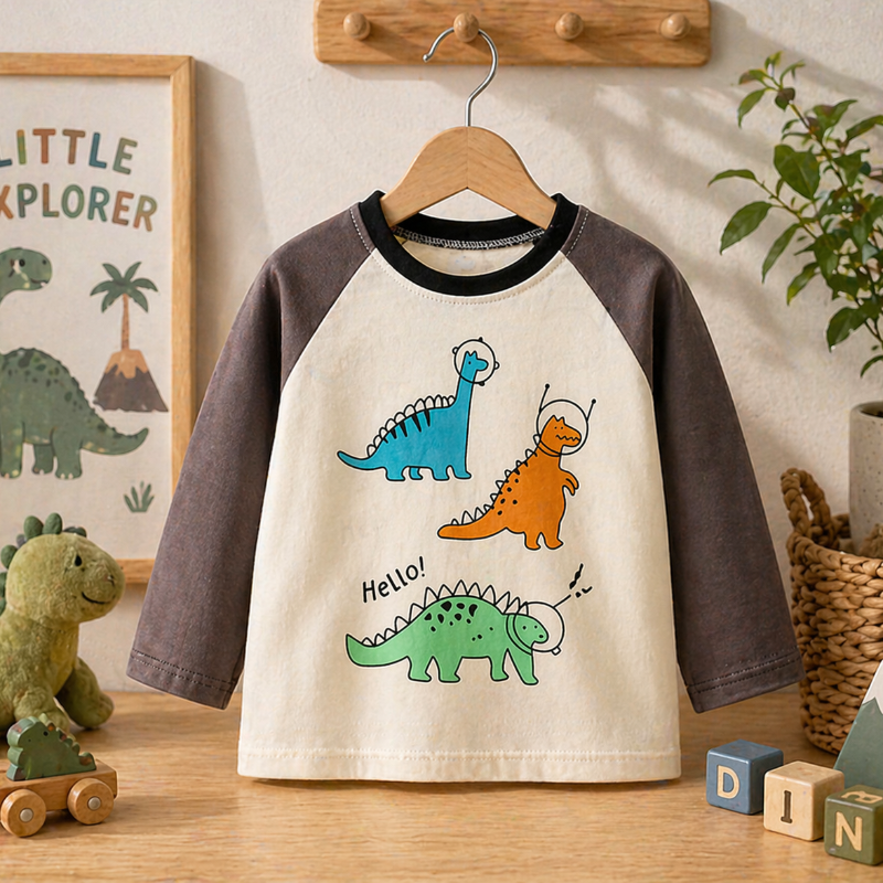 Kids Dinosaur Sweatshirt – Comfort & Style – Dino Kids' Sweater