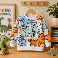 Thumbnail for Kids Dinosaur Sweatshirt – Comfort & Style – Dino Kids' Sweater