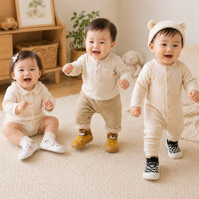 Baby Anti-Slip Shoes – Safe & Comfortable – Children's Shoes