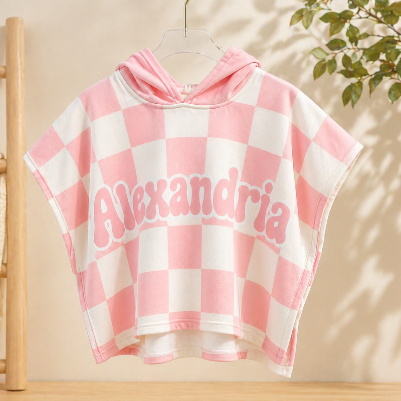 Personalized Hooded Towel – Soft & Unique – Personalized Children's Bath Cape