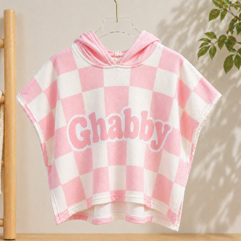 Personalized Hooded Towel – Soft & Unique – Personalized Children's Bath Cape