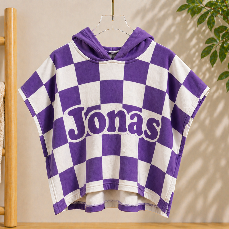 Personalized Hooded Towel – Soft & Unique – Personalized Children's Bath Cape