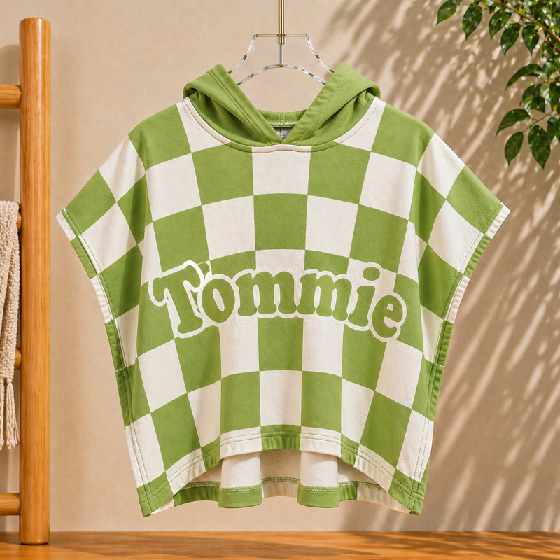 Personalized Hooded Towel – Soft & Unique – Personalized Children's Bath Cape