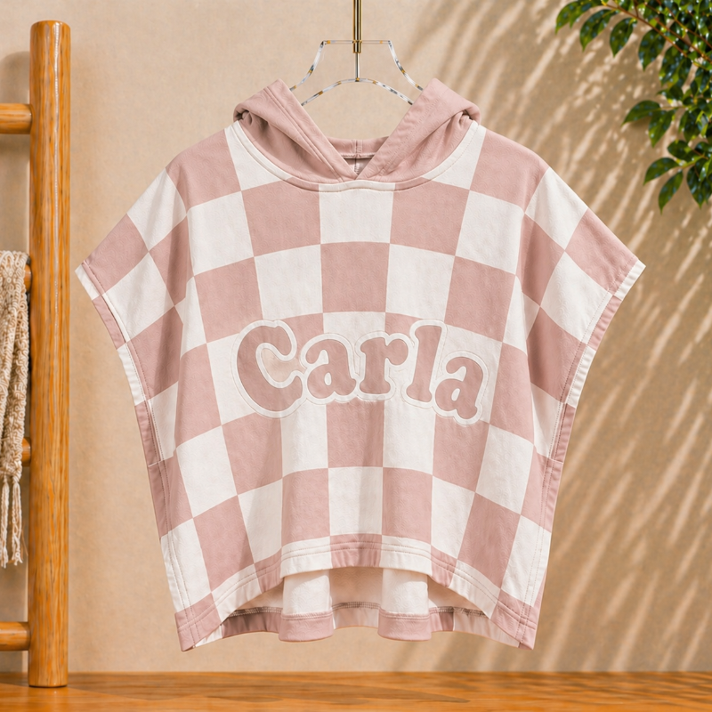 Personalized Hooded Towel – Soft & Unique – Personalized Children's Bath Cape