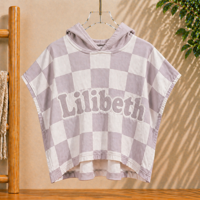 Personalized Hooded Towel – Soft & Unique – Personalized Children's Bath Cape