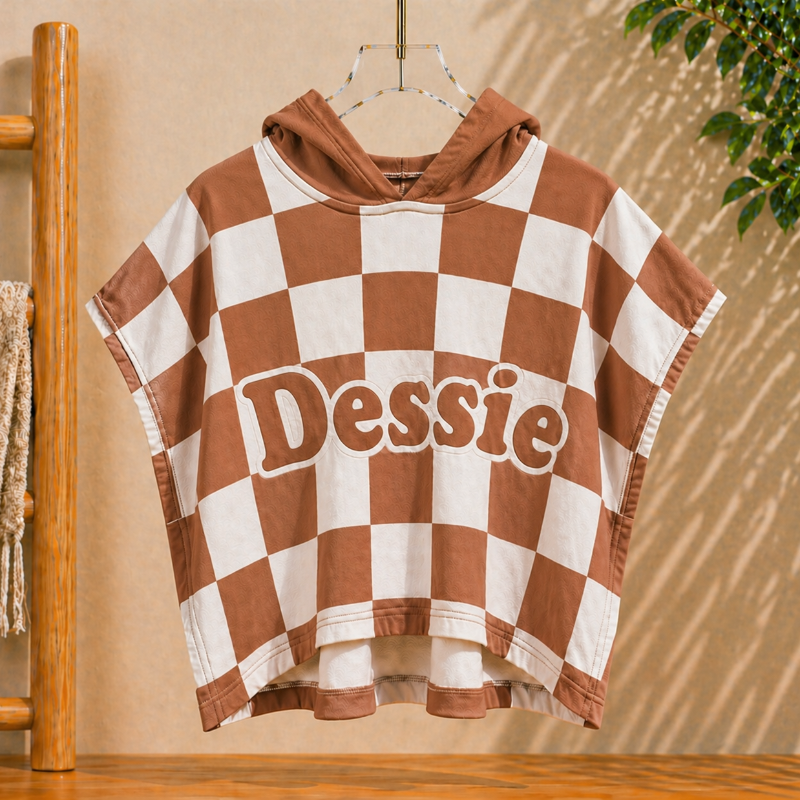 Personalized Hooded Towel – Soft & Unique – Personalized Children's Bath Cape