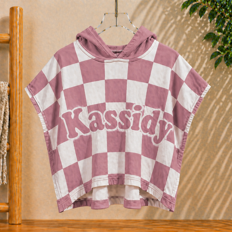Personalized Hooded Towel – Soft & Unique – Personalized Children's Bath Cape