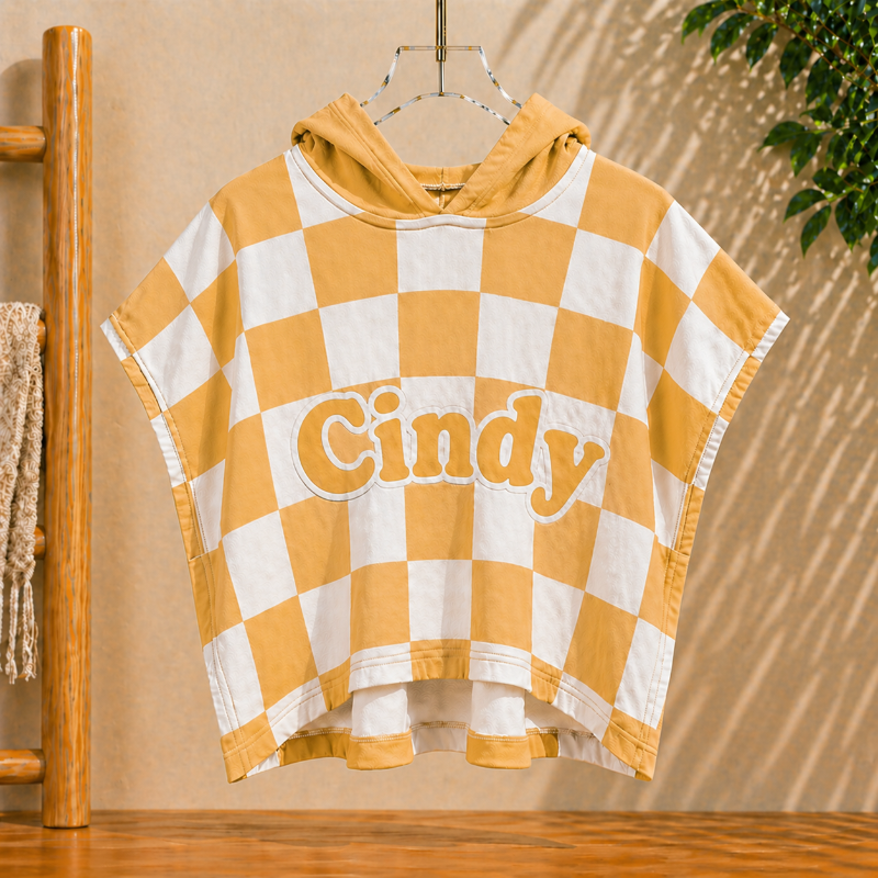 Personalized Hooded Towel – Soft & Unique – Personalized Children's Bath Cape