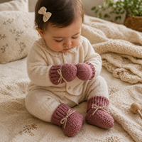 Thumbnail for Booties & Mittens – Soft & Warm – Gloves and Booties Set