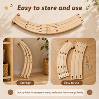 Thumbnail for Wooden Baby Rattle Toy – Sensory & Safe – Baby Gym