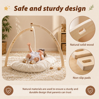 Thumbnail for Wooden Baby Rattle Toy – Sensory & Safe – Baby Gym