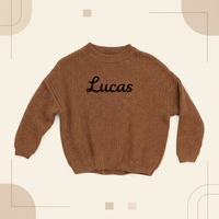 Thumbnail for Personalized Baby Sweater – Unique & Loving – Embroidered Personalized Baby Sweater