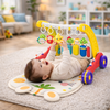 Step & Play – Interactive & Safe – 3-in-1 Walker & Baby Gym