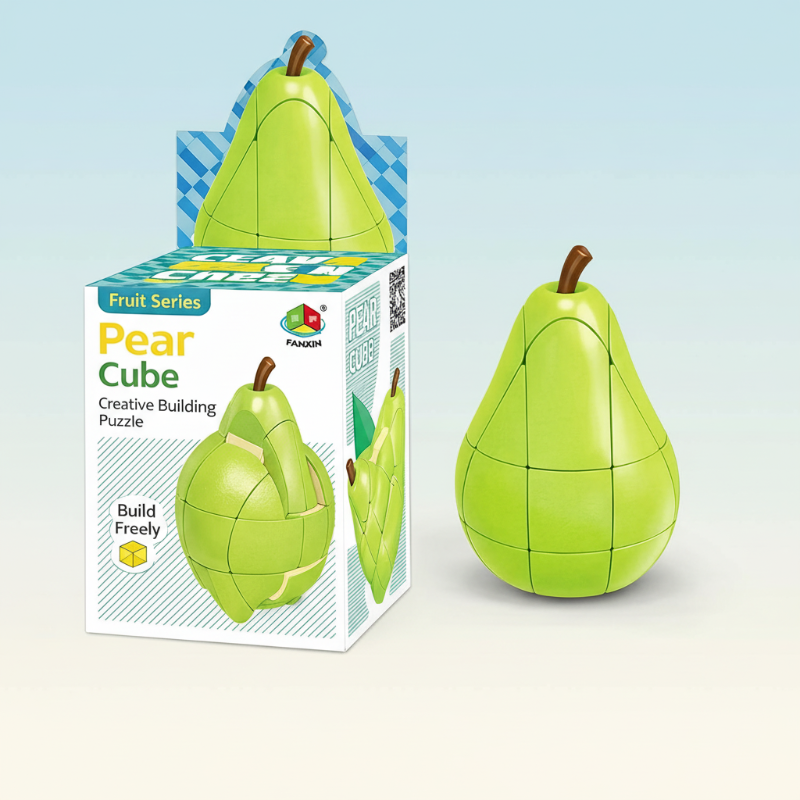 FruitCube – Colorful & Challenging – Montessori Fruit Puzzle