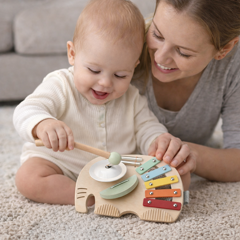 HarmonyWood – Montessori & Creative – Wooden Musical Instrument: Xylophone