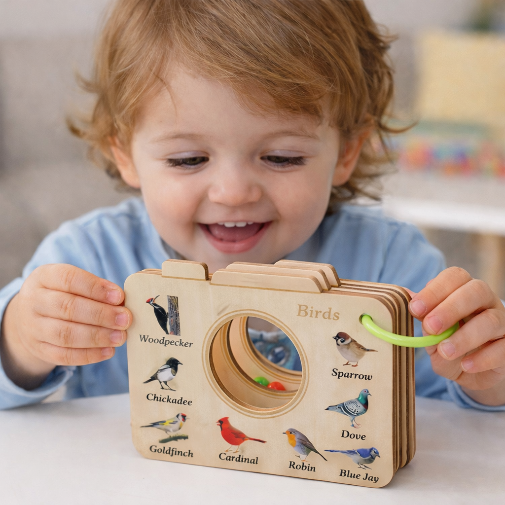 NatureBook – Nature Discovery Set – Educational Wooden Viewing Frame