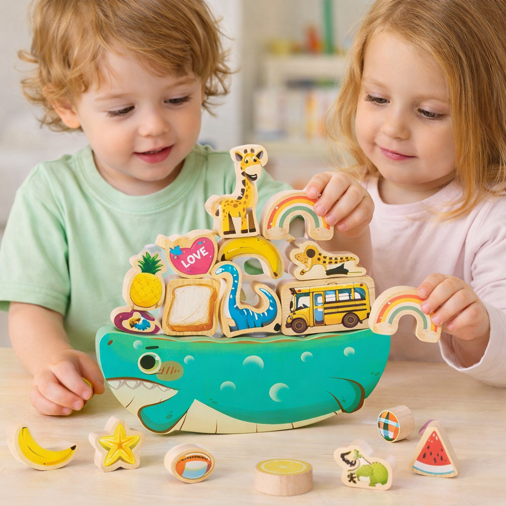 BalanceBuddies – Educational Balance & Stacking Game for Children