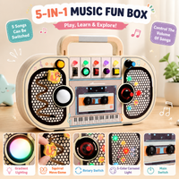 Thumbnail for Wooden Busy Board – Motor Skills & Interactive – Music Activity Board