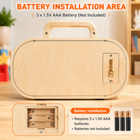 Thumbnail for Wooden Busy Board – Motor Skills & Interactive – Music Activity Board