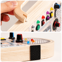 Thumbnail for Wooden Busy Board – Motor Skills & Interactive – Music Activity Board