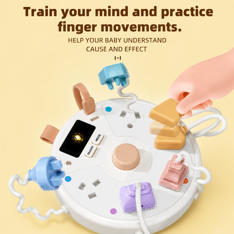 Light Up Busy Board – Motor Skills & Development – Activity Board