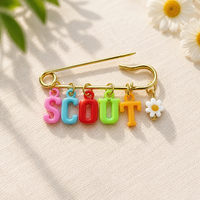 Thumbnail for Personalized Charm Pin – Personal & Stylish – Name Brooch