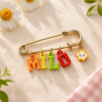Thumbnail for Personalized Charm Pin – Personal & Stylish – Name Brooch