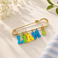 Thumbnail for Personalized Charm Pin – Personal & Stylish – Name Brooch