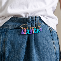 Thumbnail for Personalized Charm Pin – Personal & Stylish – Name Brooch