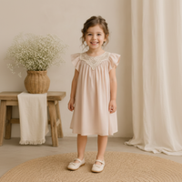 Thumbnail for Lace Stitching Dress – Elegance & Comfort – Lace & Stitching