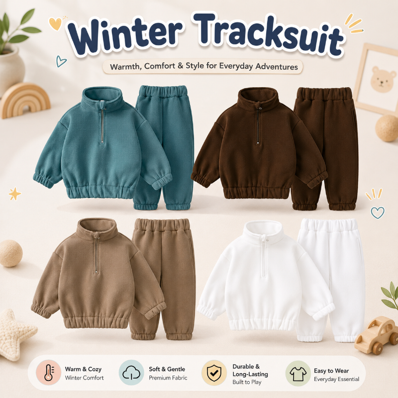 Winter Tracksuit – Warm & Comfort – Winter Children's Clothing Set