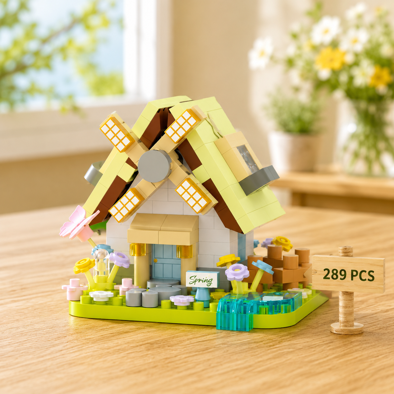 DIY Windmill Building Blocks – Creative & Challenging – Building Blocks Set