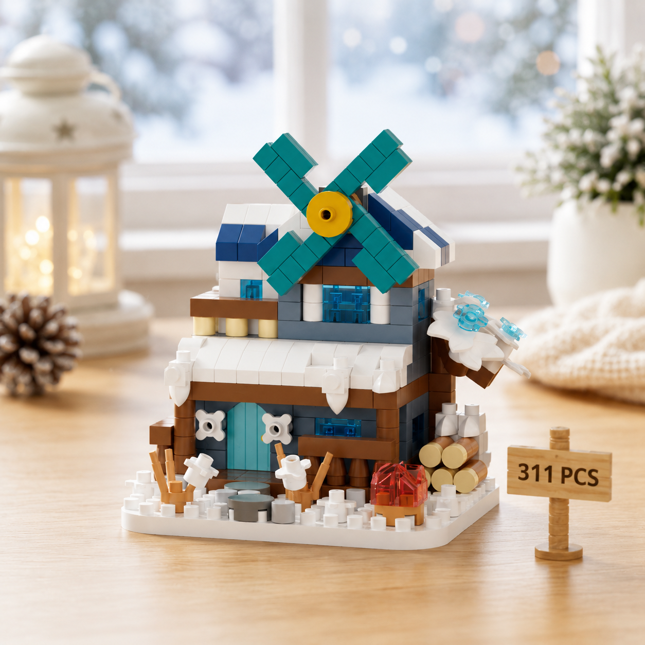 DIY Windmill Building Blocks – Creative & Challenging – Building Blocks Set