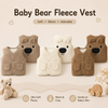 Baby Bear Fleece Vest – Warm & Soft – Kids' Bear Cardigan