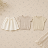 Bella Knit Top & Skirt – Light & Airy – Knitted Children's Summer Set