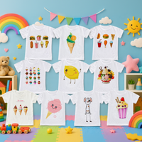 Thumbnail for Boys & Girls Summer Tee – Comfortable & Playful – Cute Print Kids' T-Shirt
