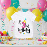 Thumbnail for Birthday Graphic Tee – Cute & Lighthearted – Kids' Birthday T-shirt