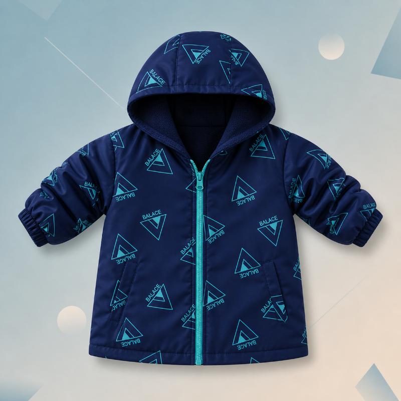 Reversible Kids' Jacket – Waterproof & Windproof – Lightweight Jacket