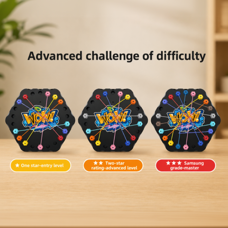 Color Rope Logic Game – Thinking & Interactive – Board Game