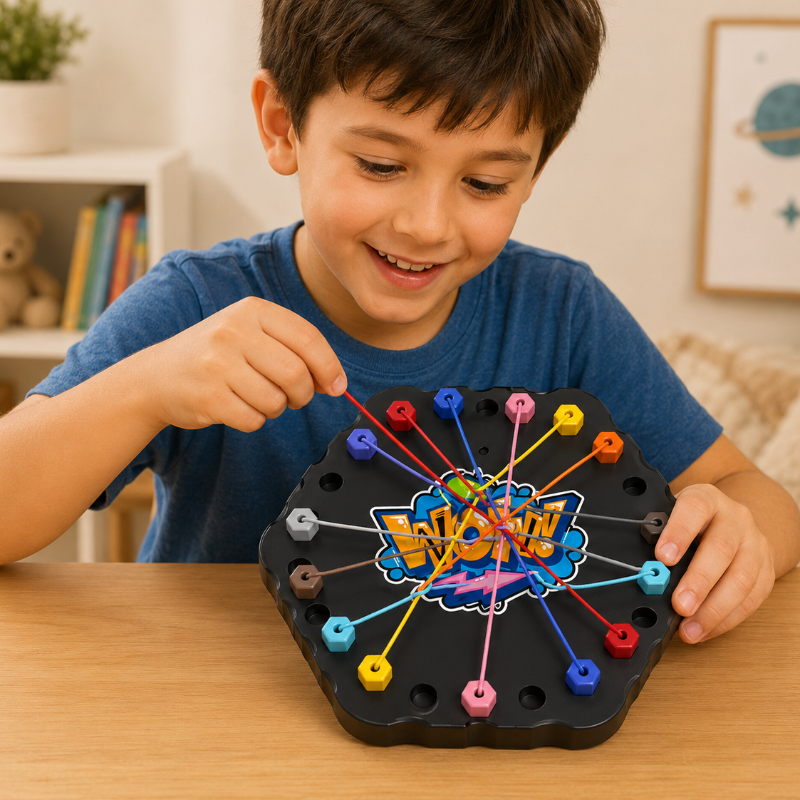 Color Rope Logic Game – Thinking & Interactive – Board Game