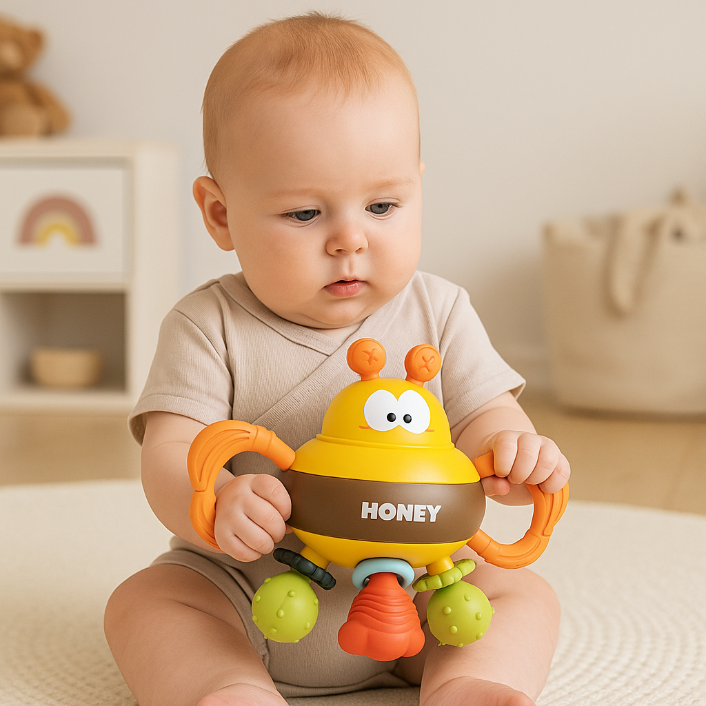 TinyHive – Safe & Educational – Rattle & Teething Ball
